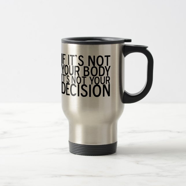 Pro Choice Women's Rights Travel Mug (Right)