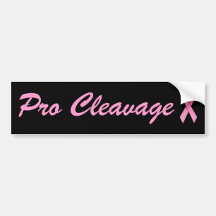 Pro Cleavage Bumper Sticker