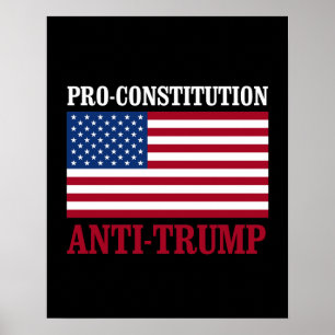 Pro-Constitution Anti-Trump - Anti-Trump -- Poster
