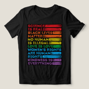 Pro Democracy Equality for all  Tri-Blend Shirt