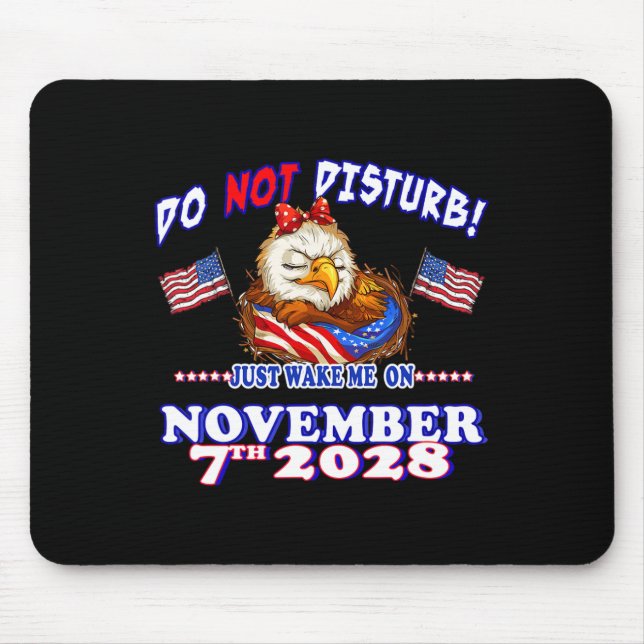 Pro Democracy Fourth July 4th Sarcastic Election E Mouse Mat (Front)