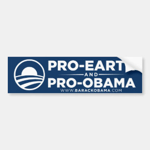 Pro-Earth Obama Bumper Sticker
