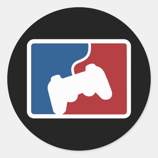 Pro Gamer Classic Round Sticker (Front)