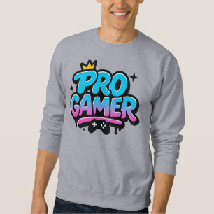 PRO GAMER Graffiti Logo Sweatshirt