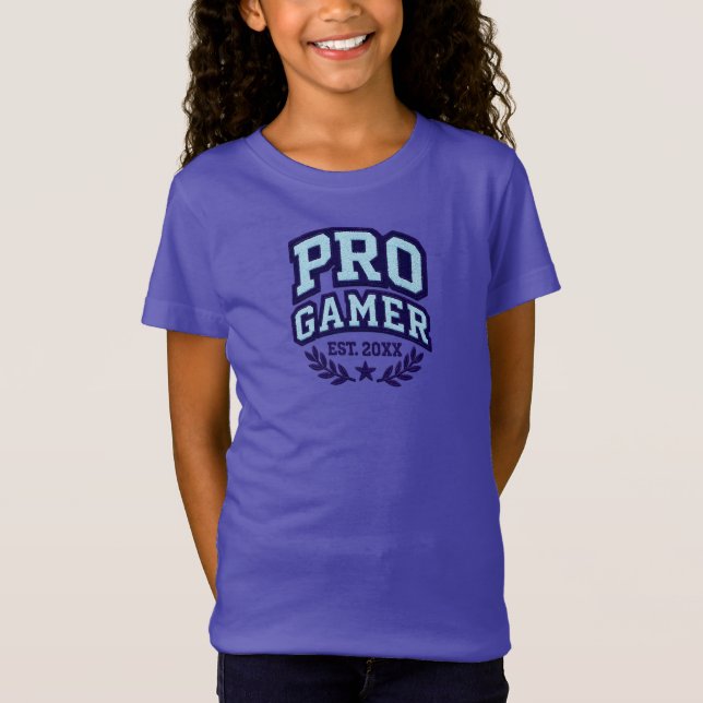 PRO GAMER — Varsity Chenille Patch T-Shirt (Front)