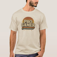 PRO GAMER — Vintage Sunset Badge