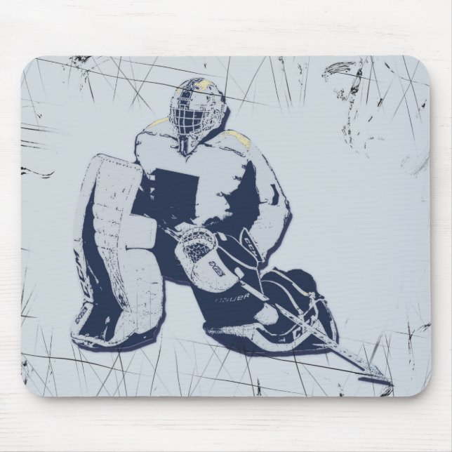 Pro Goalie - Ice Hockey Goalie Mouse Mat (Front)