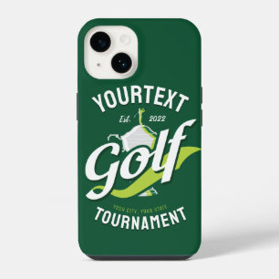 Pro Golfer NAME Golf Trophy Tournament Golfing iPhone 14 Case