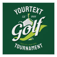 Pro Golfer NAME Golf Trophy Tournament Golfing