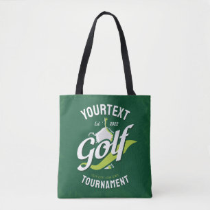 Pro Golfer NAME Golf Trophy Tournament Golfing Tote Bag