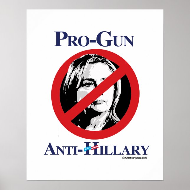Pro-Gun Anti-Hillary - Anti Hillarypng.png Poster (Front)