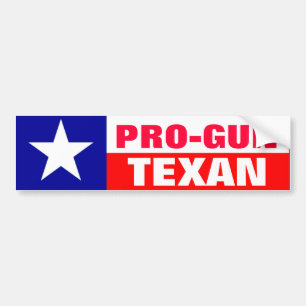 Pro-Gun Texan Bumper Sticker