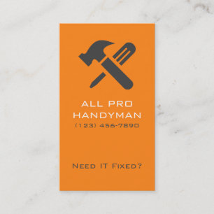 Pro Handyman Business Card