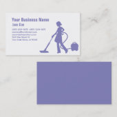 Pro House Cleaning Service Business Card (Front/Back)