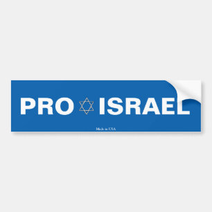 Pro Israel Bumper Sticker