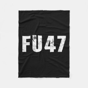 Pro Kamala Fu47 Anti Trump Pro Harris Democrat 2 Fleece Blanket