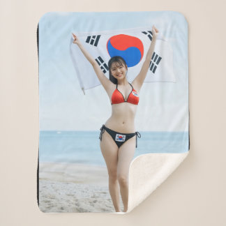 Pro-Korea Sherpa Blanket