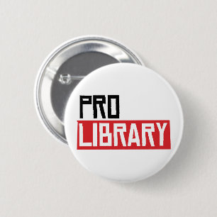 PRO LIBRARY 6 CM ROUND BADGE