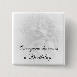 Pro Life 15 Cm Square Badge