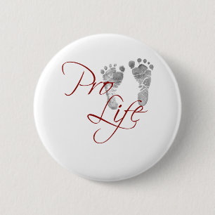 Pro Life 6 Cm Round Badge