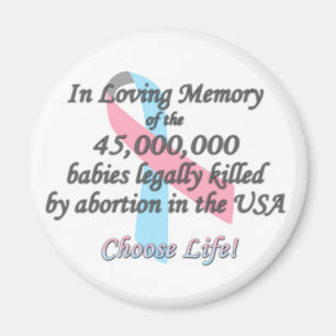 Pro Life, Abortion Statistics Magnet