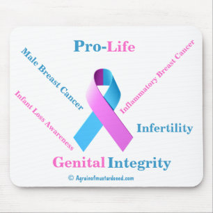 Pro-Life Awareness Mouse Mat