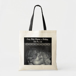 Pro-life baby angel vote pro-life bag