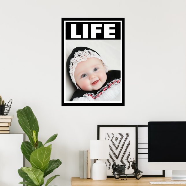 Pro-Life Baby Beautiful Polish Baby Girl Poster (Home Office)
