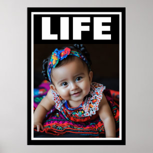 Pro-Life Baby Beautiful Spanish Baby Girl Poster