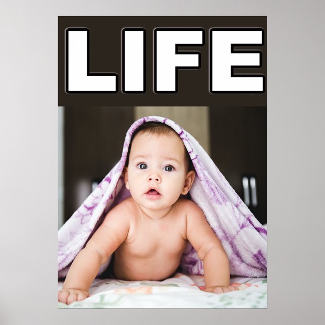 PRO-LIFE BABY BOY WITH BLANKET POSTER (Front)