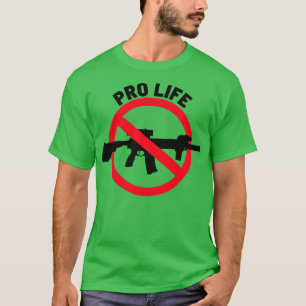 Pro Life Ban Assault Weapons 2 T-Shirt