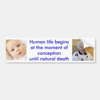 Pro-Life Bumper Sticker