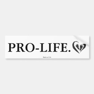 Pro-Life Bumper Sticker