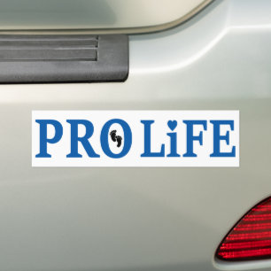 Pro-Life Christian Anti Abortion Bumper Sticker