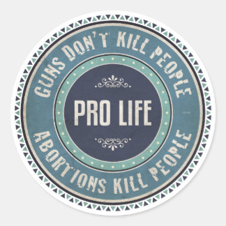 Pro Life Classic Round Sticker