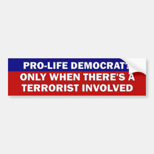Pro-Life Democrat? Bumper Sticker