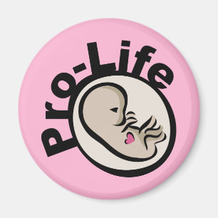 Pro-Life Foetus Design Magnet