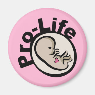 Pro-Life Foetus Design Magnet