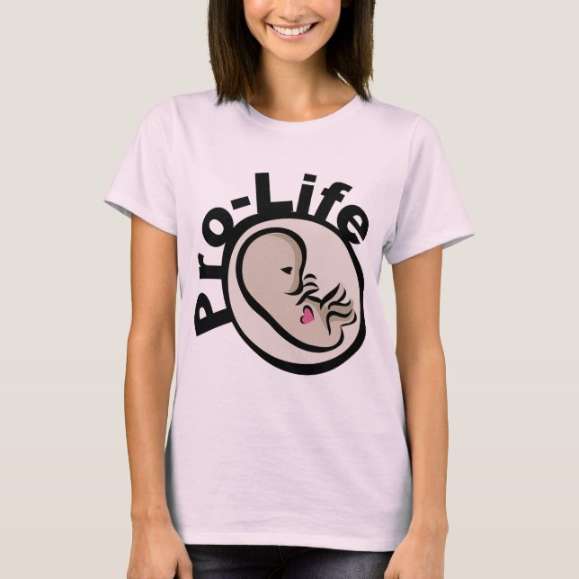 Pro-Life Foetus Design T-Shirt (Front)
