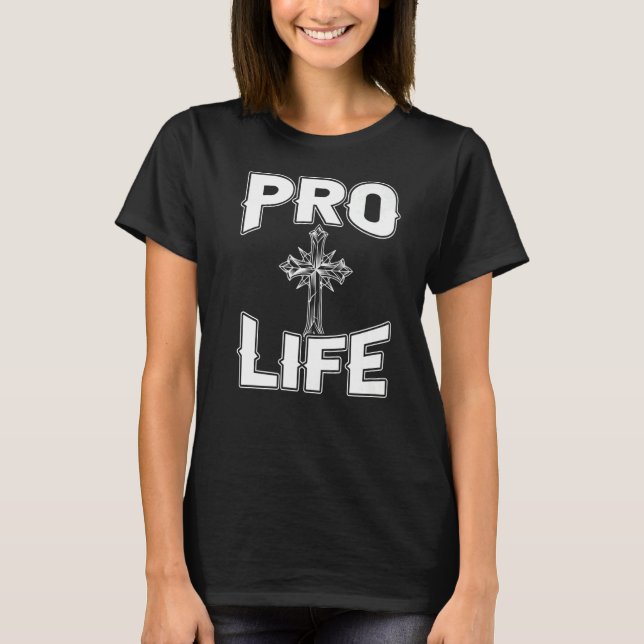 Pro Life Generation Anti Abortion Catholic Christi T-Shirt (Front)