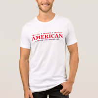 Pro Life God Gun American Red Blue Stars USA White