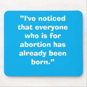 Pro Life Mouse Mat