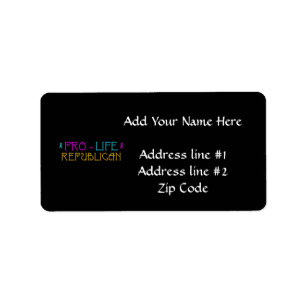 Pro-Life Republican Label