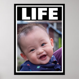 PRO-LIFE SMILING ASIAN BABY INFANT LIFE POSTER