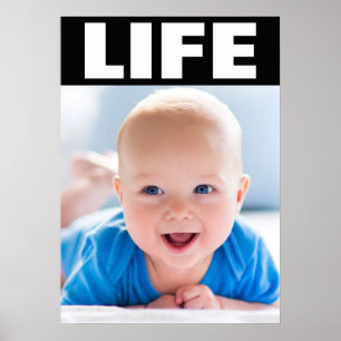 PRO-LIFE SMILING BABY BOY LIFE POSTER
