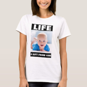 PRO-LIFE SMILING BABY BOY LIFE  T-Shirt