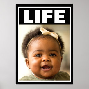 PRO-LIFE SMILING BABY GIRL INFANT LIFE POSTER