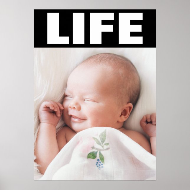 PRO-LIFE SMILING BABY RIGHT TO LIFE POSTER (Front)