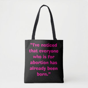 Pro Life Tote Bag