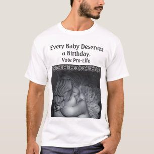 Pro-life Vote Pro-lfe Angel Baby Shirt
